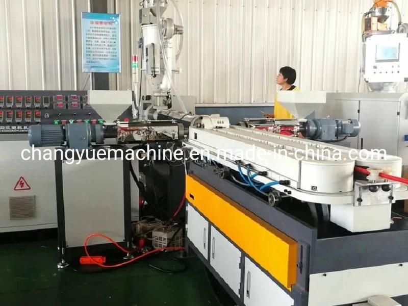 High Extrusion Capacity PVC Single Wall Corrugated Pipe Production Line