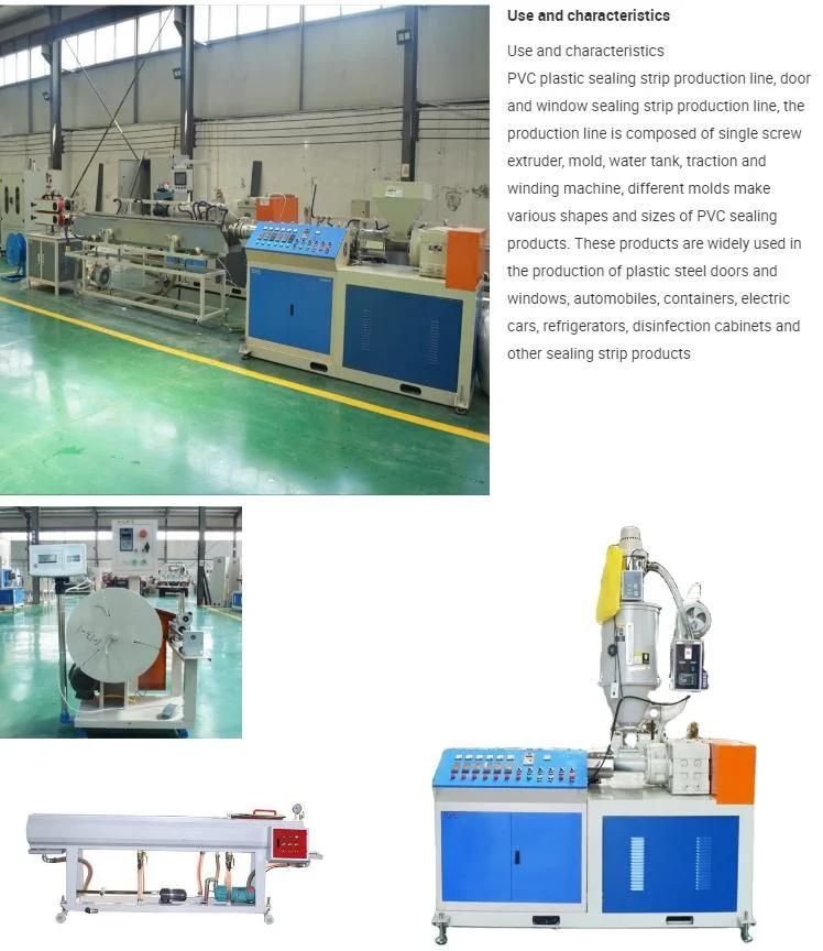 Single Screw Extruder Machine for PVC/UPVC Hard Strip Making Machinery