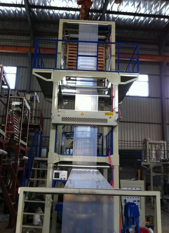 LDPE Plastic Extrusion Biodegradable Film Blowing Machine Set for T Shirt Bags