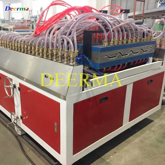 PVC Twin Wall Roofing Extruder Machine Plastic Hollow Corrugated Sheet Making Machine