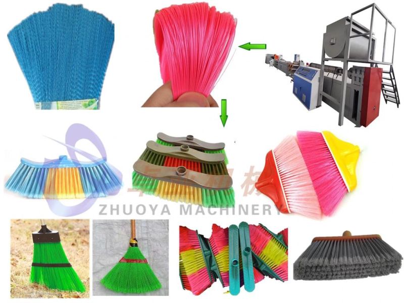 Recycled Pet Broom Brush Filament Bristle Machine with New Technology
