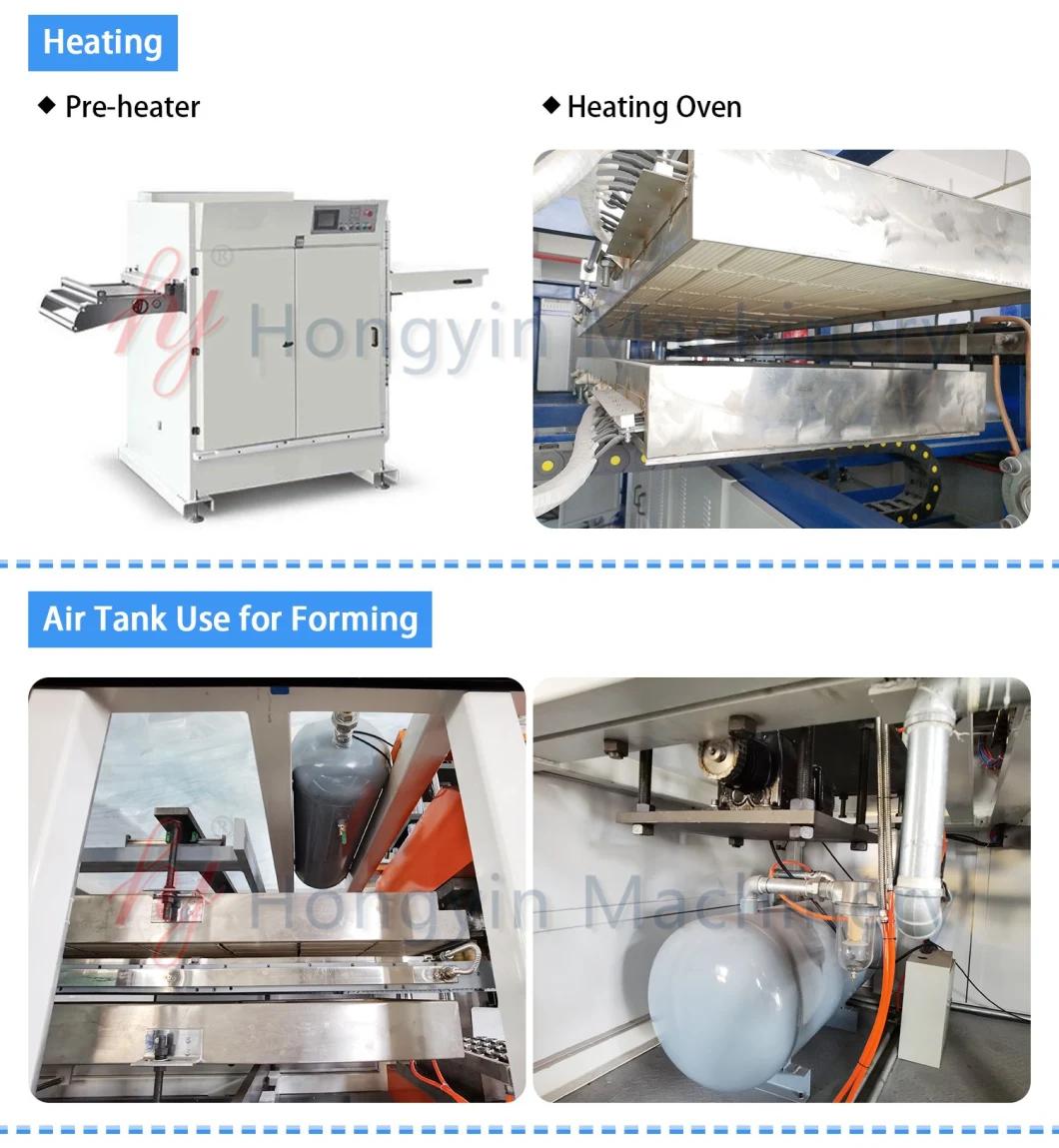 Hy-750 Automatic Hydraulic Plastic Thermoforming Machine Plastic Glass Making Machine Automatic Machinery