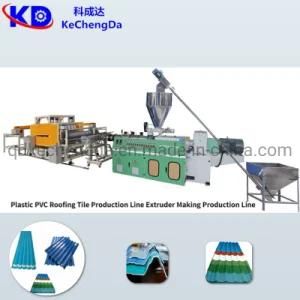 Manufacturer Supplier Plastic PVC Roofing Tile Production Line