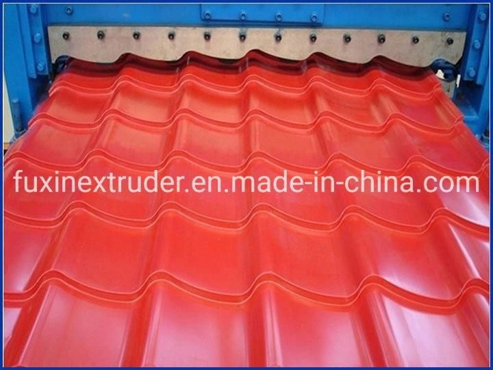 Plastic Single Multi Layer PVC PP Roof Tile Wave Sheet Extrusion Line Machine