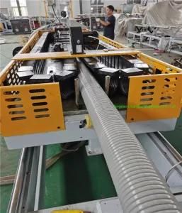 2.5mm Thickness Plastic Machine PE/PP PVC Single Wall Corrugated Pipe Production Line