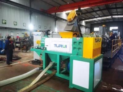 Plastic PP PE Film Squeezer Dewatering Machine Adopts Extrusion Dewatering Principle
