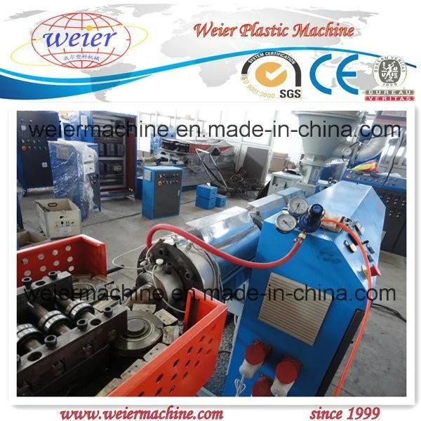 PVC/PP/PE Extensible Plastic Corrugated Machine