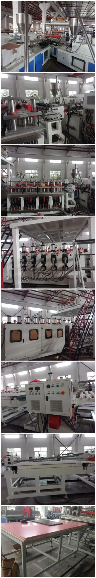 PVC Crust Foam Board Machine WPC Construction Template Production Line