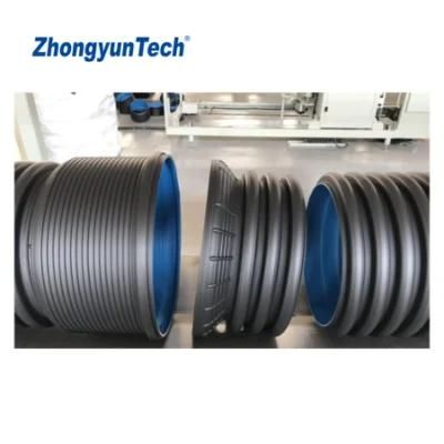 ZhongyunTech ZC-300H PVC Plastics Extruison Machine for SN8 Corrugated Pipe