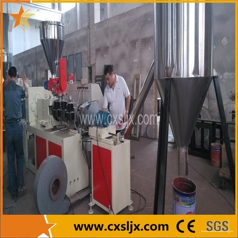 Ce Certificated Automatic Air Cutting WPC/PVC Granules Production Line