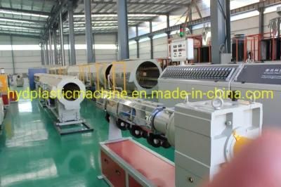 High Efficiency HDPE Pipe Production Line / Extrusion Machine 90-315 mm