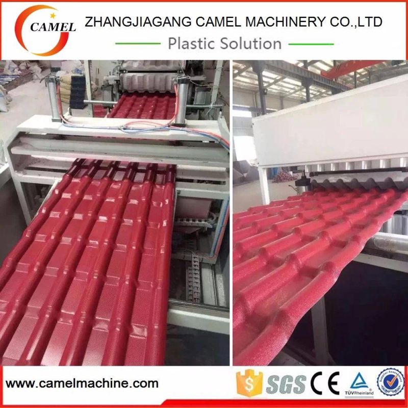 Plastic PVC Corrugated/Wave Roofing Tile/Sheet/Plate Production Line