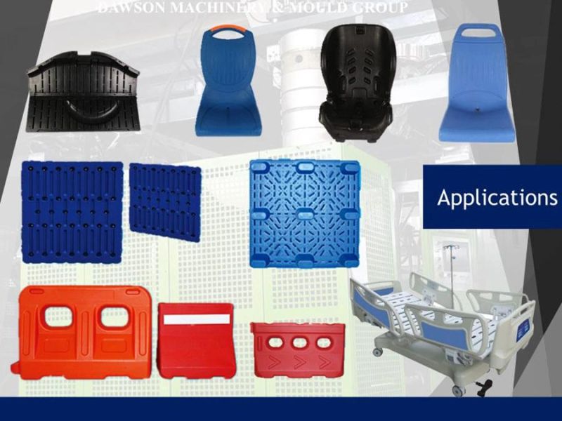 Plastic Roadblocks Traffic Barricade Accumulation Extrusion Blow Molding Machine