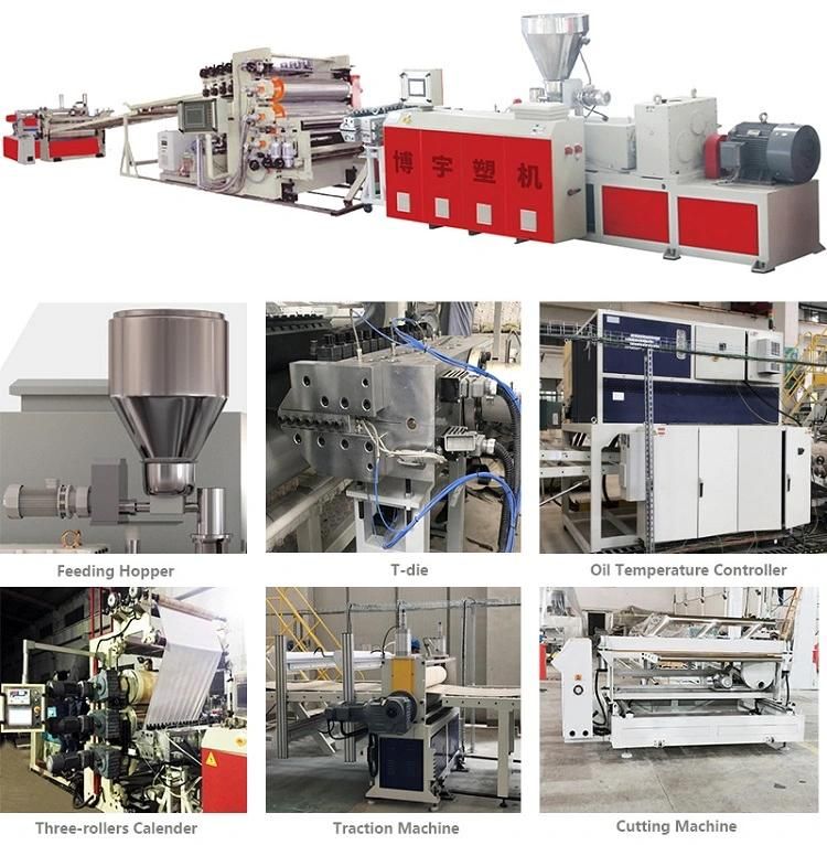 PVC Stone Sheet Profile Extrusion Line/Imitation Marble Board Production Line