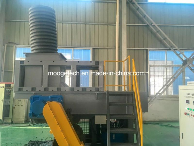 single shaft shredder for waste plastic pipe/lump/drum recycling