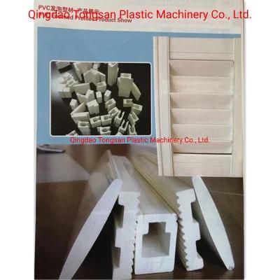 PVC Foamed Profiles Making Machine Shutters Window Profiles Production Line