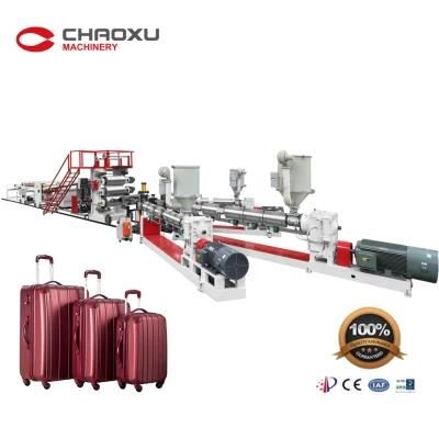 Chaoxu HDPE PS ABS PC Extruder Machine Suitcase Production Line