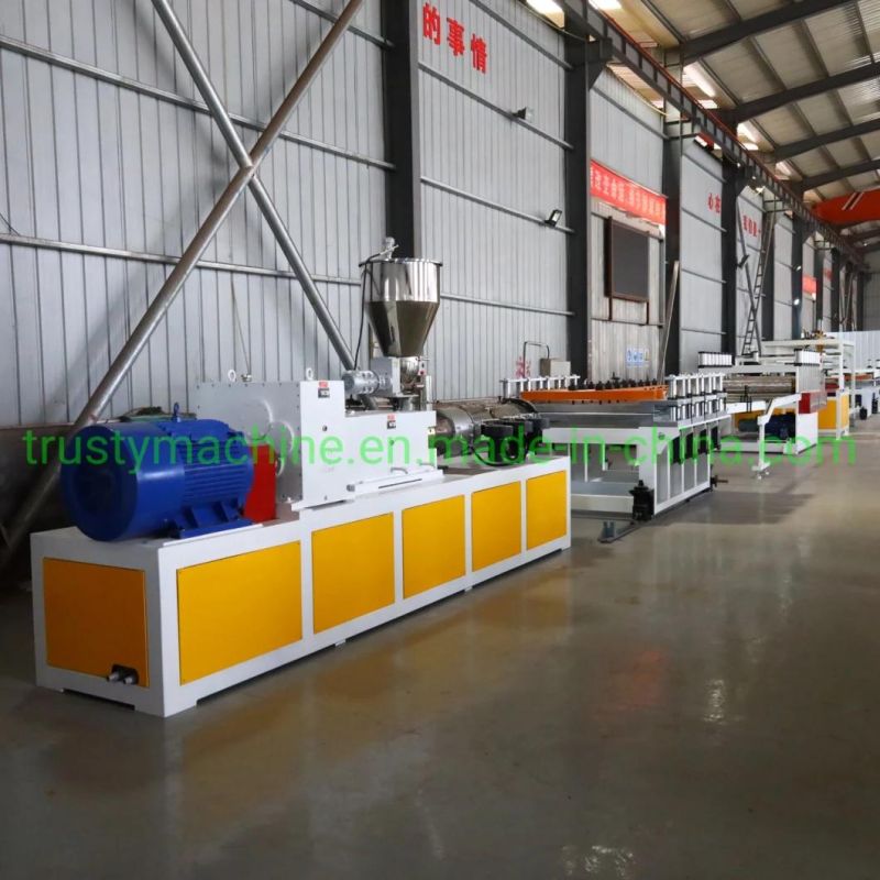 WPC PVC Wood Plastic Foam Board Sheet Making Extrusion Production Line Price