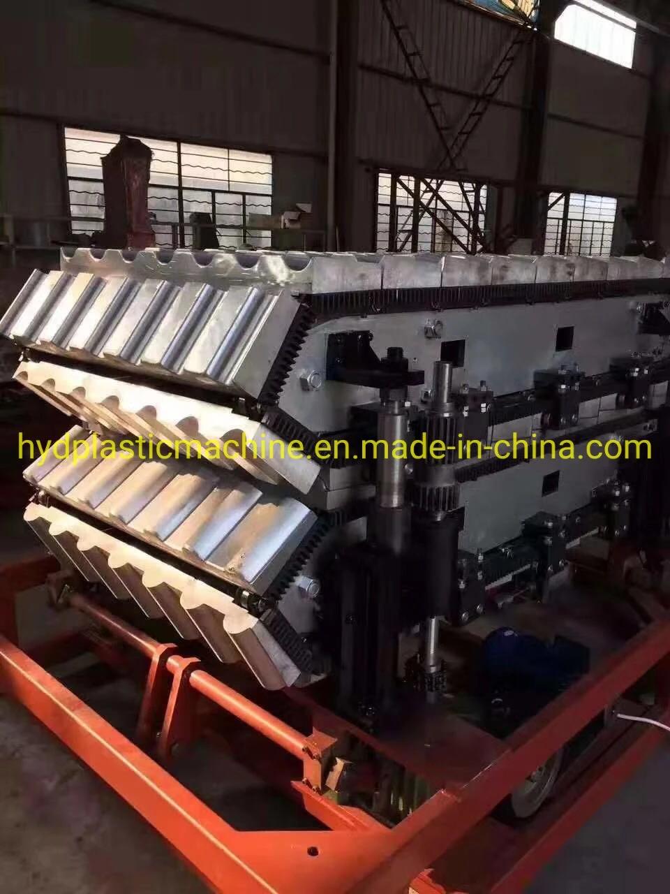 Plastic (PVC + PMMA/ASA) Wave Roof Tile Extrusion Production Line