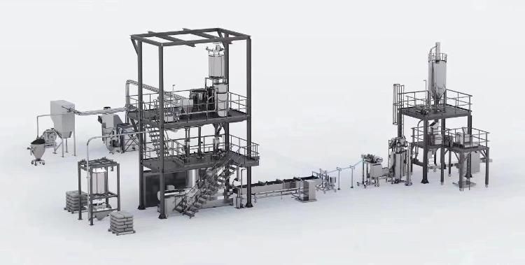 Calcium Carbonate Production Line/ White and Colored MB Production Line/ Color Master Batch Production Line