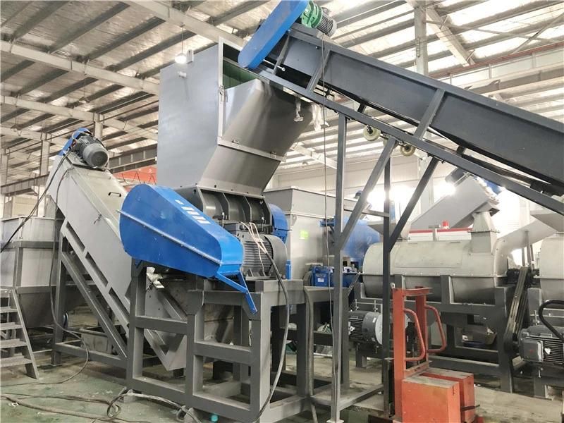 Waste plastic film/bag recycling production line