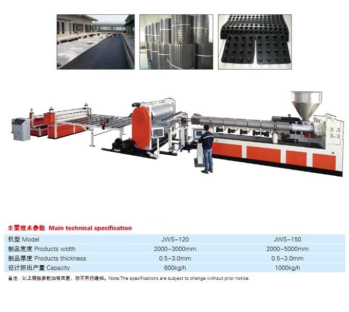 HDPE Drainage Sheet Equipment