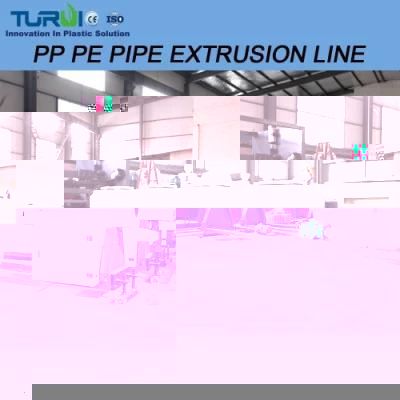 Reliable Supplier PP Plastic Pipe Single Screw Making Extruder with Good Production Line