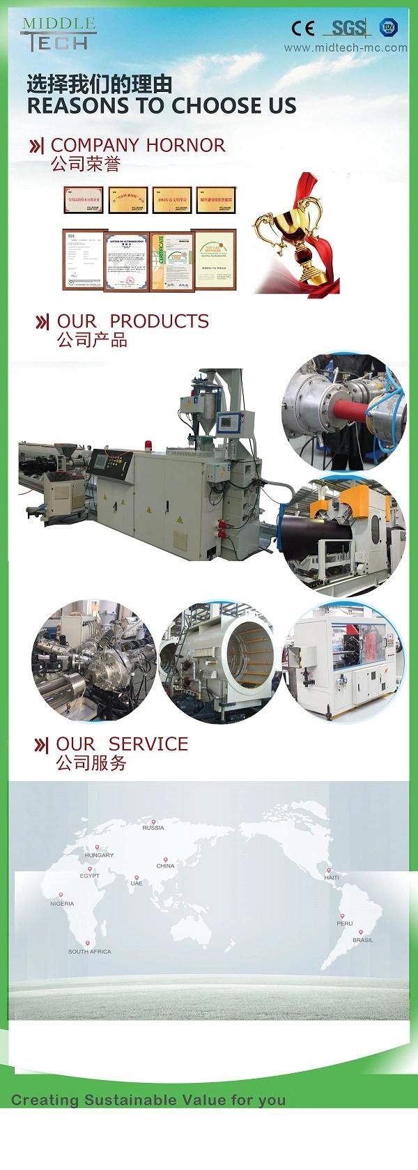 High Speed PE PP PPR Plastic Pipe Extrusion Machine Line for Sale
