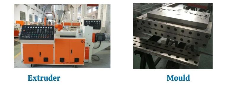 Automatic WPC/PVC Hollow Door Board/Panel/Plate Extruder Machine