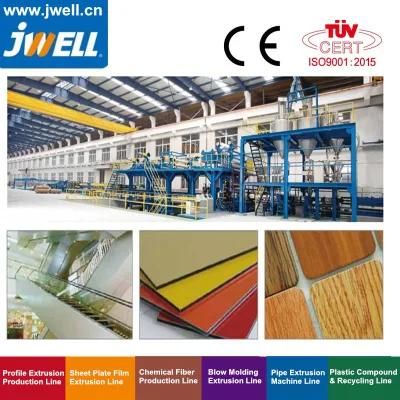 Jwell Aluminum Plastic Plate Composite Board Extrusion Machine