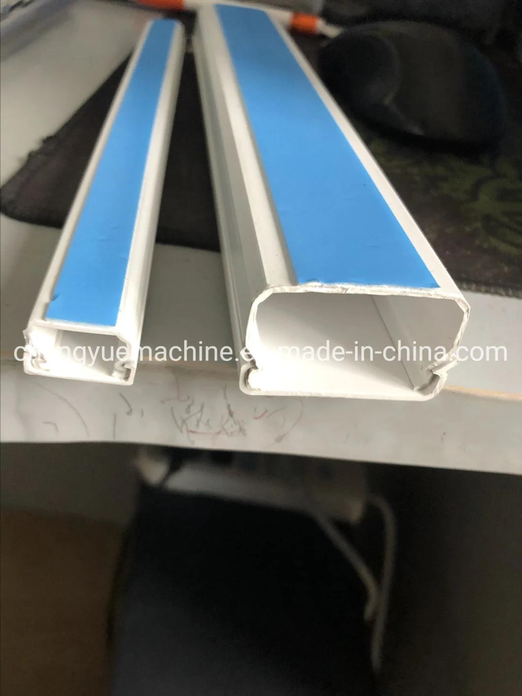 Plastic Profiles Cable Tray PVC Wiring Duct PVC Cable Trunking Extrusion Making Machine