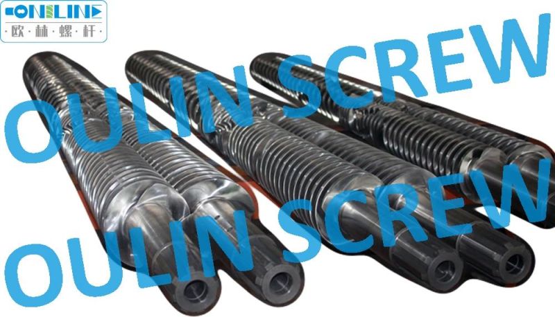 Liansu 65 Twin Conical Screw and Barrel for PVC Extrusion