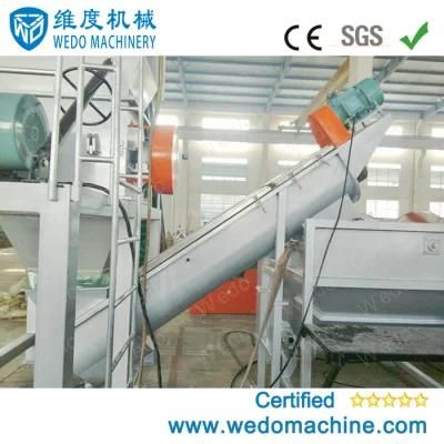 2022 Waste HDPE Bottle Plastic Recycling System with 300kg/H