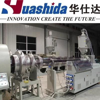 PE Plastic Jacket Pipe Pre-Insulated Pipe Casing Extrusion Line