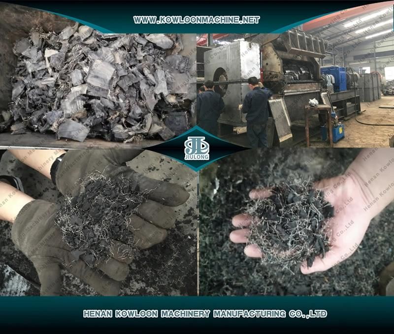 Steel Composited Waste Crusher Granulating Machinery Plastic Granulators Rubber Plastic Recycle Machine
