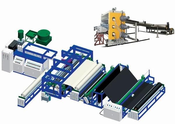 Geo-Membrance Film Extrusion Line PP/Pet/EVA/PE Film Production Line