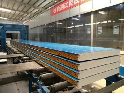 Jinxiang Machinery Jxcyj 12.5*1.5 (2+2) Discontinuous Sandwich Wall Panel Production Line