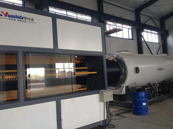 Vacuum Sizing HDPE Plastic Pipe/PE Casing/PE Jacket Thermal Insulation Pipe Extrusion Production Line