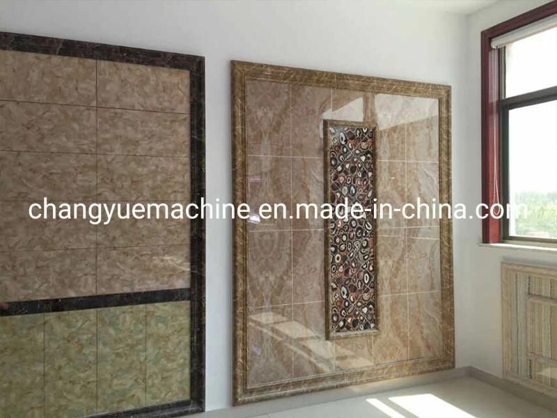 Automatic Fully PVC Artifical Marble Sheet Making Machine