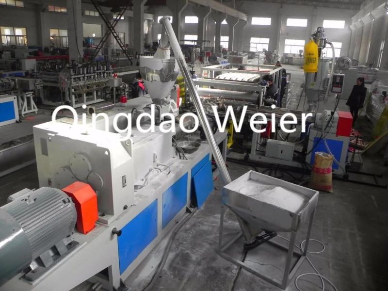 Plastic Multilayer PVC Roofing Panel Roof Tile Extrusion Making Forming Machine