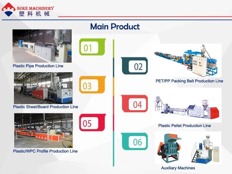 PE Single Wall Corrugated Pipe Extrusion Machine