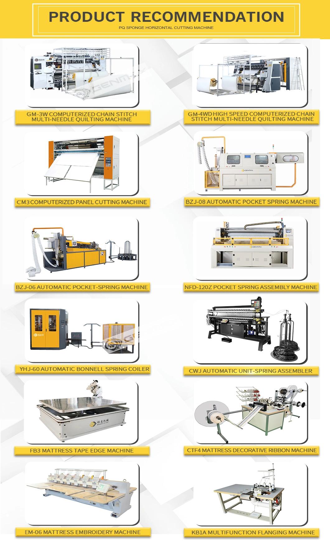 Mattress Machine Horizontal Foam Mesh-Belt Cutting Machine