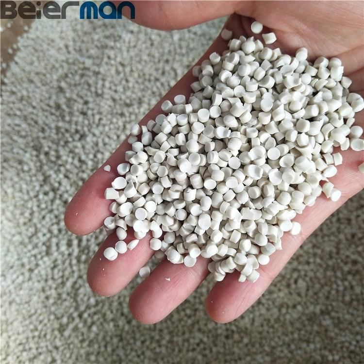 Euro-Quality 200-250kg Output PVC Raw Material Grain/Granules/Pellets Sjsz65/132 Double Screw Extrusion Line Hot Die Cutting Device