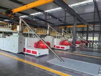 PVC Imitation Marble Sheet Extrusion Production Line for Flooring/Countertop/Kitchen ...