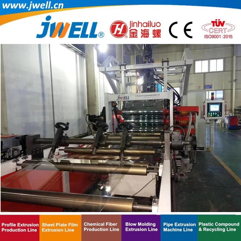 Jwell-PLA/Pet Biodegradable Sheet Extrusion Line for Food Packing 3-D Printing Garbage Bag Agricultural Mulch Film