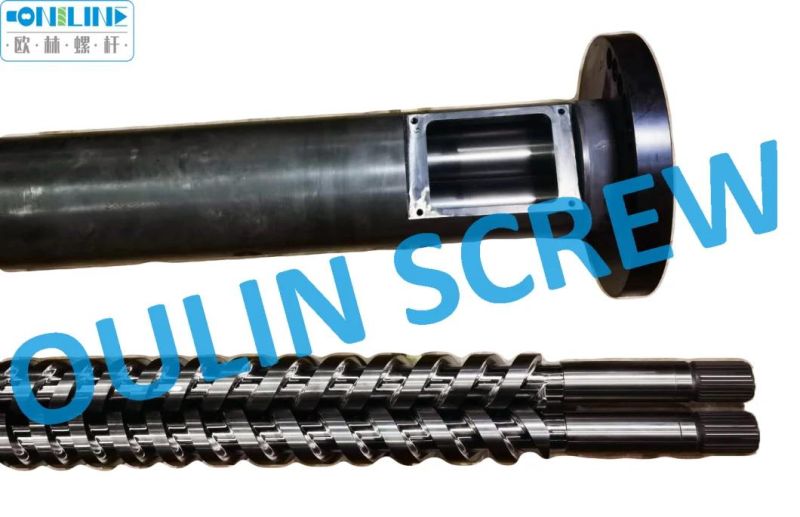 Factory Direct! Cincinnati 93mm Twin Screw and Barrel for PVC Profile