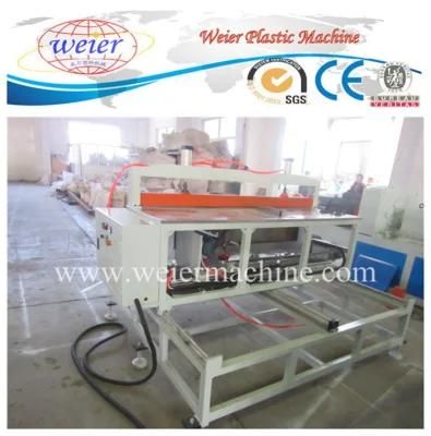 PVC Wood Plastic Hollow Door Board Conical Twin Screw Extruder