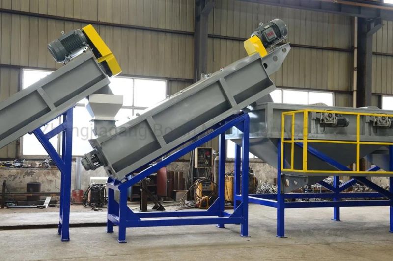 PP Woven Big Bag Recycling Washing Machine, PE Film Big Blue Drum Bucket Cleaning Drying System Line