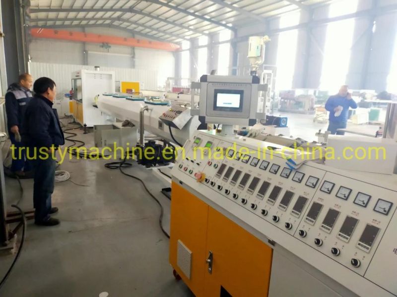 16mm-63mm HDPE Gas Supply Water Supply Single Layer Pipe Extrusion Machine