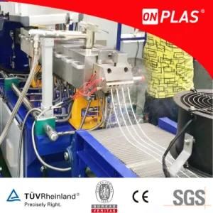 Twin Screw Extruder Machine Produce PE 75% CaCO3 Filler Masterbatch